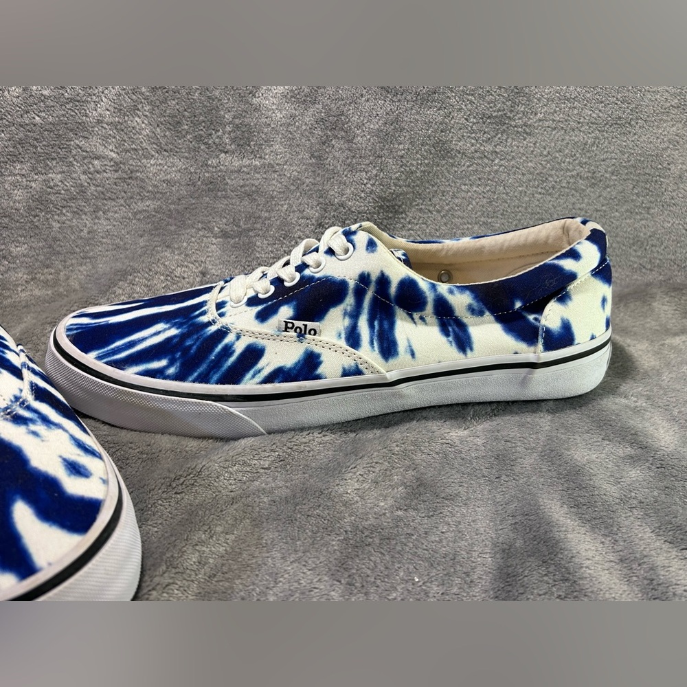 Polo Ralph Lauren Thorton Blue Tie Dye Sneaker - Picture 3 of 8